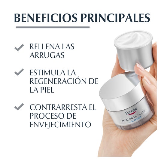Eucerin Recarga Hyaluron Filler 3X Effect Crema de Día SPF15 50ml