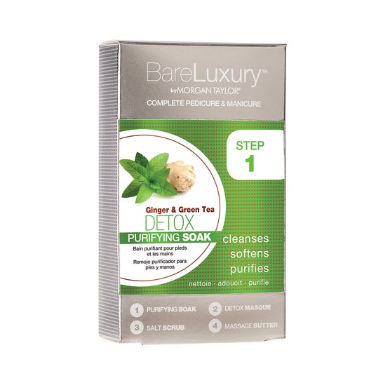 BareLuxury Kit Complete Pedicure & Manicure Ginger Green Tea