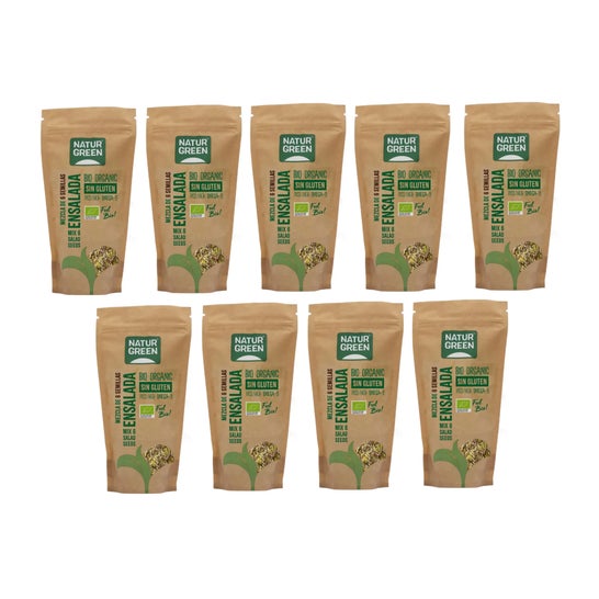 NaturGreen Pack Mezcla 6 Semillas Bio Ensalada 9x450g