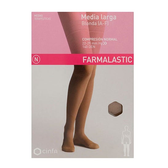 Comprar Farmalastic Medias Compresión Normal Panty Color Negro Talla  Mediana a precio de oferta
