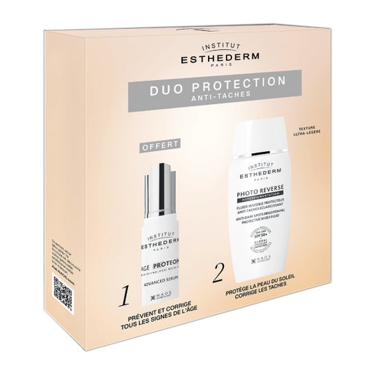 Institut Esthederm Pack Photo Reverse SPF50 + Age Proteom Serum