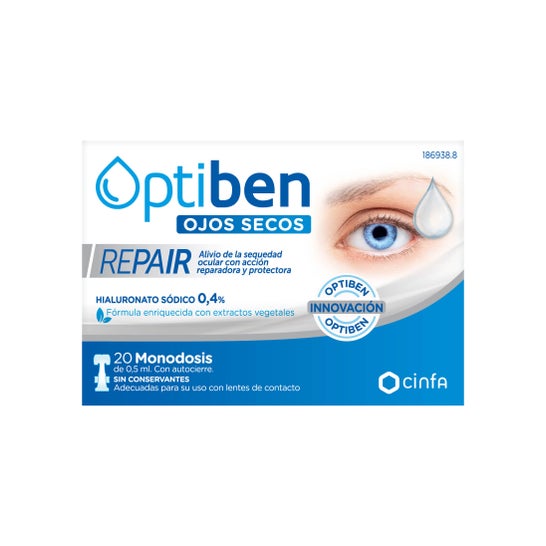 Optiben Ojos Secos Repair 20uds