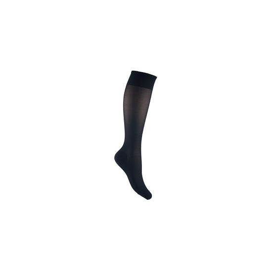 Boutique Mid-Low Legs Daily Use 20D Lycra Low Legs No Support Black
