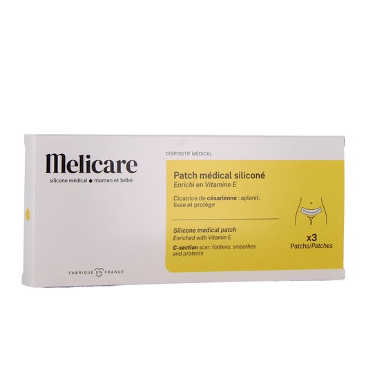 Melicare Parche Médico Siliconado 4x22 cm 3 uds