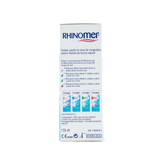 Rhinomer Fuerza 3 Fuerte, 135 ml - Mejor Precio