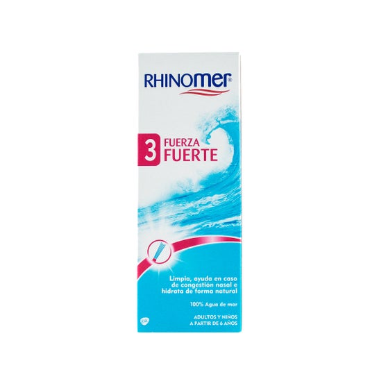 Rhinomer® fuerza 3 fuerte limpieza nasal 180 ml
