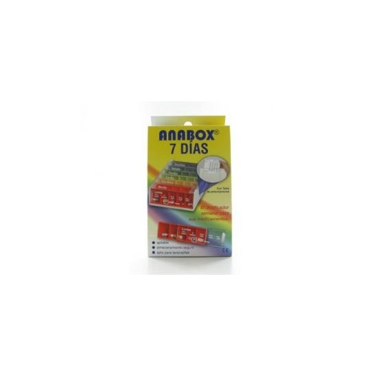Anabox wöchentliche Pillendose