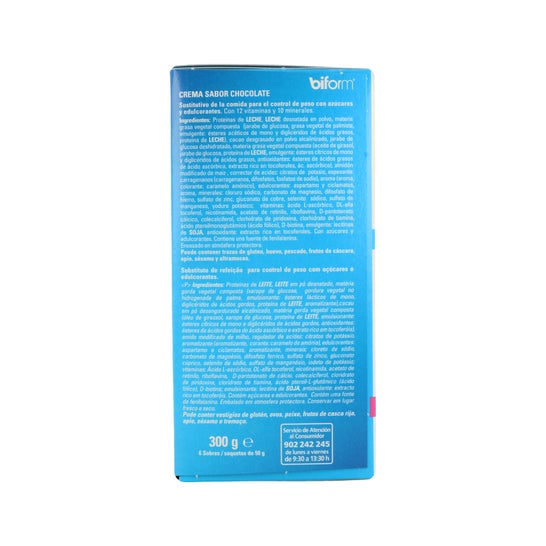 Biform natillas chocolate 6 sobresx50g