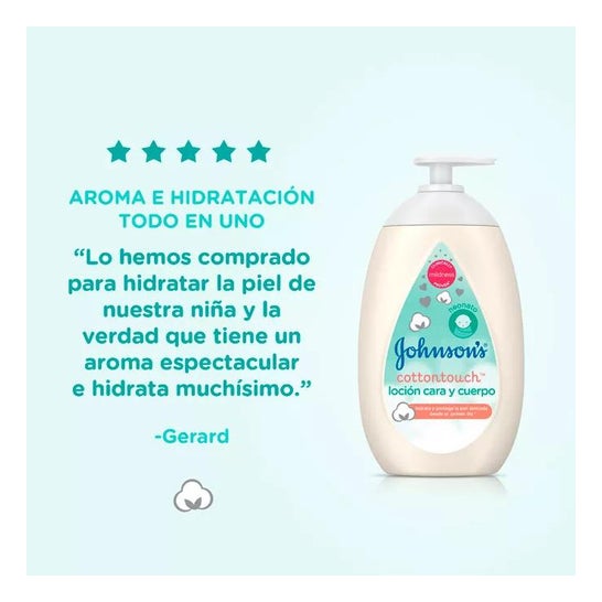 Johnson's Cotton Touch 500Ml Face & Body Lotion Johnson's Cotton Touch 500Ml Face & Body Lotion