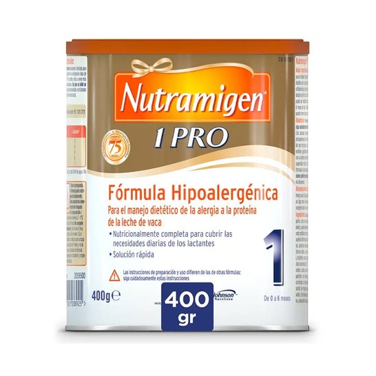 Nutramigen 1 Pro Fórmula Hipoalergénica 0-6M 400g