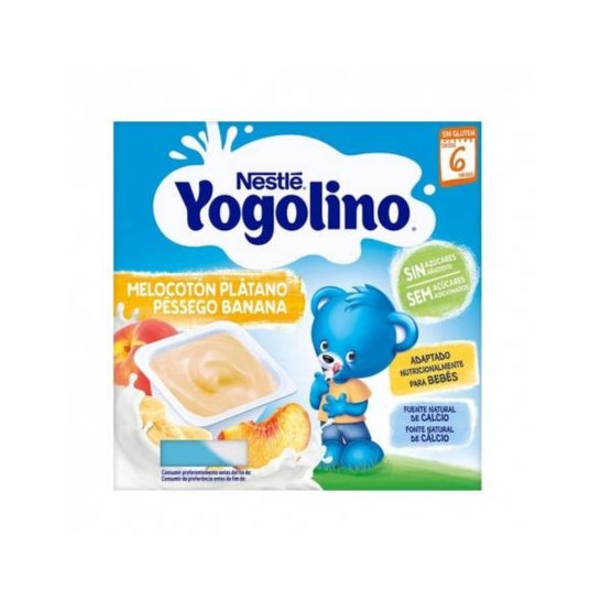 Nestlé Yogolino Melocoton Platano 4x 100g
