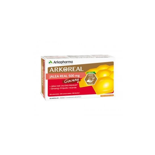Arkopharma Arkoreal Jalea Real + Ginseng 20 ampollas