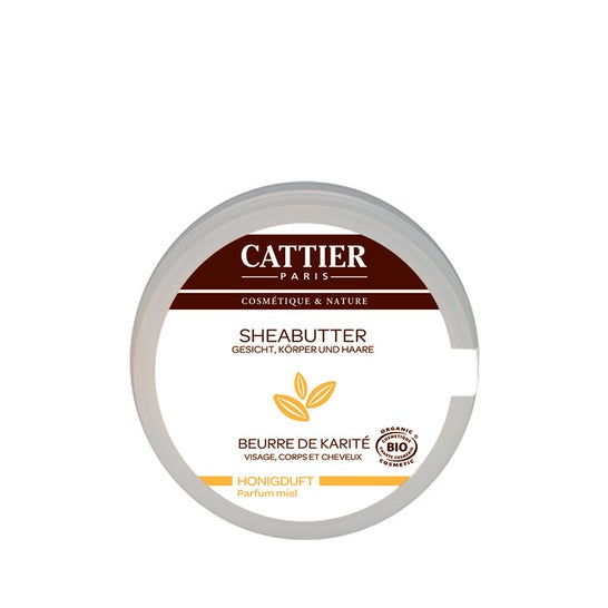 Mantequilla de karité Cattier Mantequilla de karité aromatizada con miel 100 g