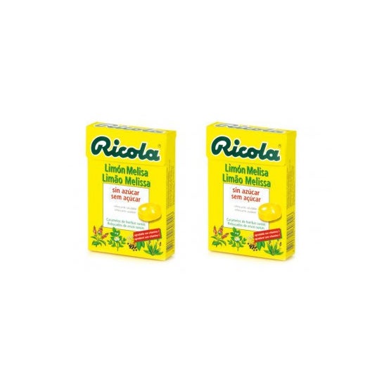 Ricola Pack Caramelos Limón Melisa 2x50g