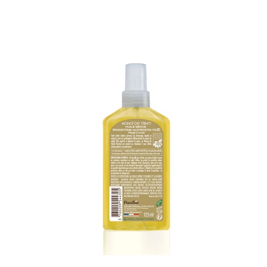 ParaSol Monoï De Tahiti Olio Secco SPF30 125ml