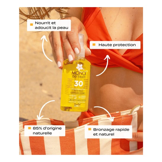 ParaSol Monoï De Tahiti Olio Secco SPF30 125ml