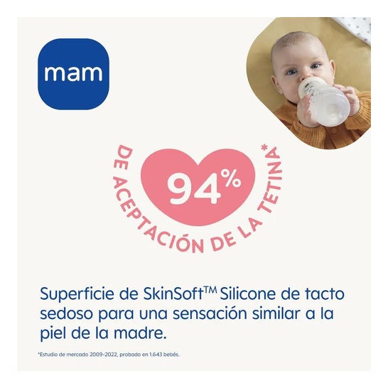 Mam Easy Active Biberón Deep Ocean Rosa 330ml Mam Easy Active Biberón Deep Ocean Rosa 330ml
