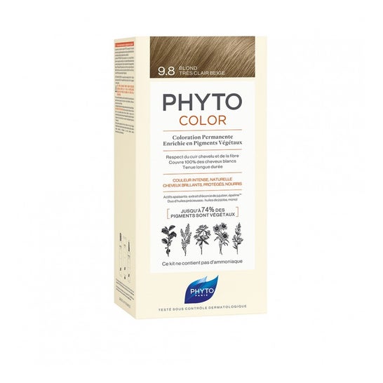 Phyto Phytocolor 98 Rubio Ceniza Claro 100ml