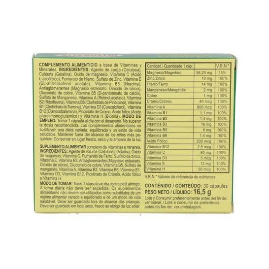 Integralia Vitaminas Plus 30Caps