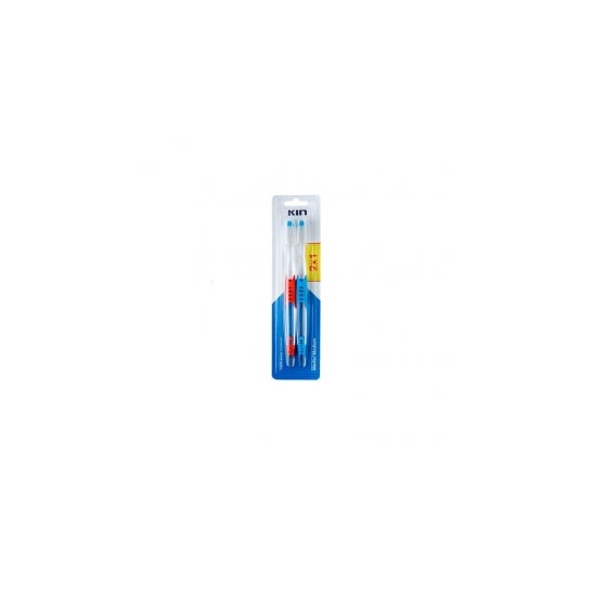 Kin cepillo dental medio 2 uds