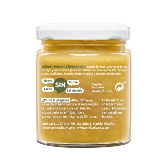 Smileat Tarrito Ecológico de Verduras Quinoa 230 g