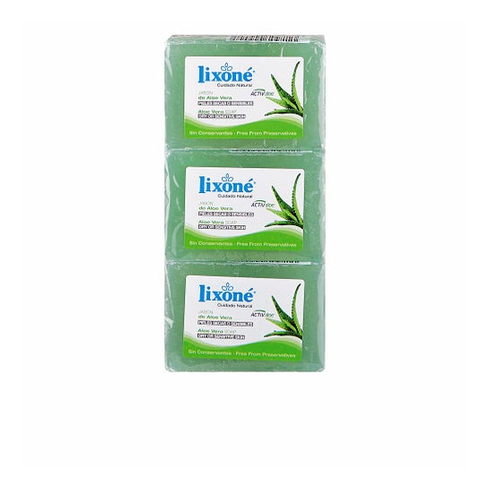 Lixoné Aloe Vera Seife für trockene Haut 3x125g