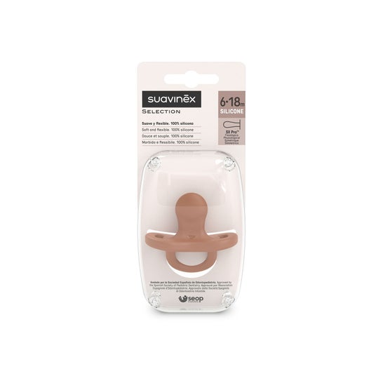 Suavinex Chupete Colour Essence Fisio 6-18m Orange 1ud