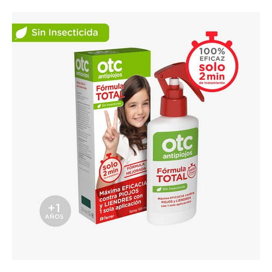 OTC Antipiojos Fórmula Total Sin Insecticida 125ml