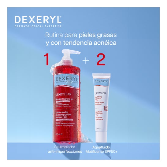 Dexeryl Dexeclear Aquafluido Matificante SPF50+ 40ml