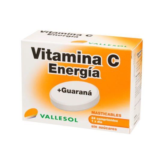Vallesol vitamina C + guaranà 24comp