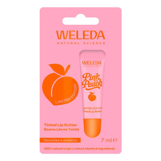 Weleda Pink Peach Kleurrijke Lippenbalsem 7 ml