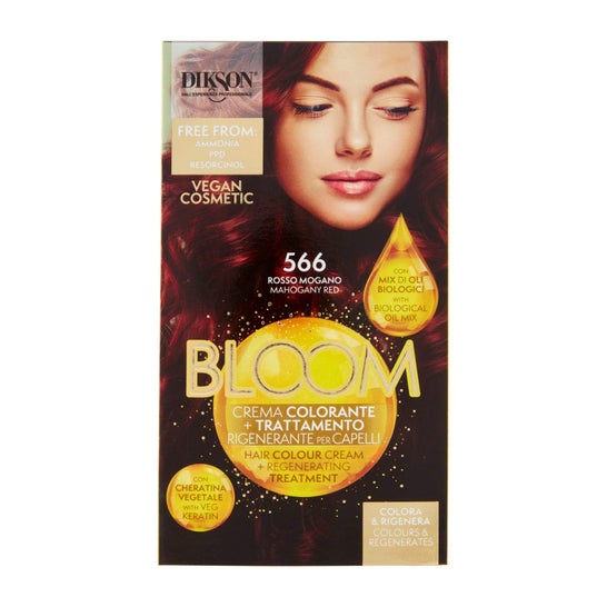 Dikson Bloom Crema Color 566 Rojo Caoba 60ml