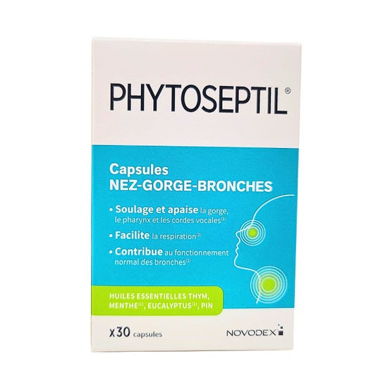 Novodex Phytoseptil Nariz Garganta Bronquios 30caps