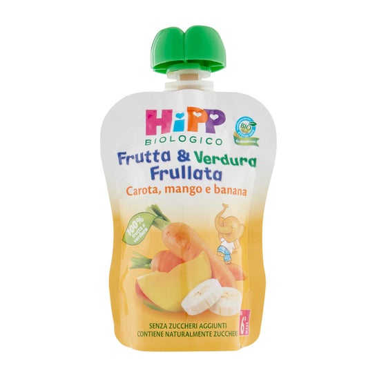 Hipp Frutas y Verduras Smoothie Zanahoria Mango Plátano 90g