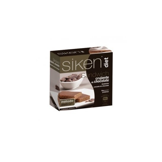 Siken Diet sandwich chocolate 6uds