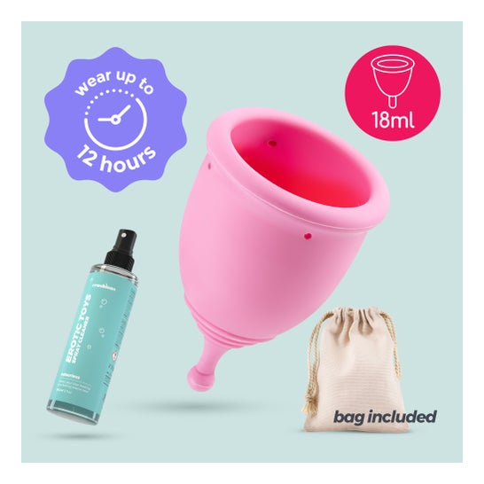 Crushious Set Copas Menstruales Minerva XS + Bolsa + Limpiador