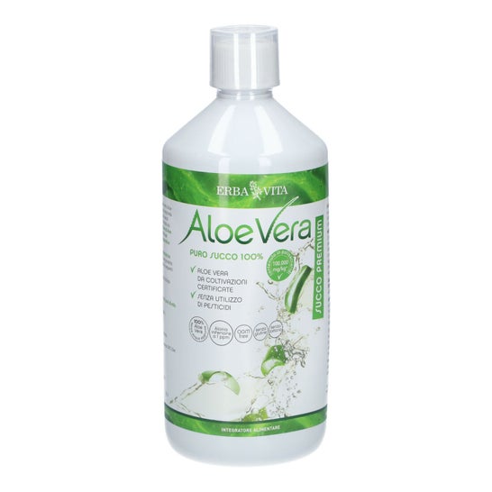 Erba Vita Aloe Vera Succo Premium 1000ml