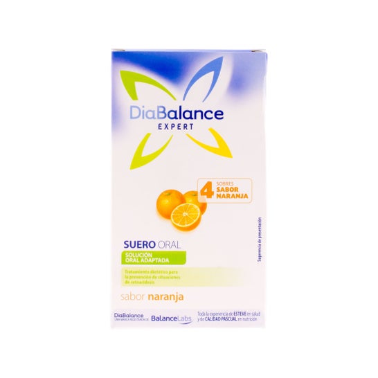 DiaBalance Expert suero oral naranja 4 sobres