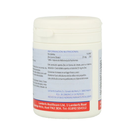 Lamberts Zinc 25mg 120comp