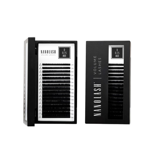 Nanolash Volume Lashes Set Pestañas Postizas 0.15 D Mix 6-13 mm