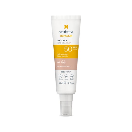 Sesderma Repaskin Fotoprotector Facial Tacto Seda con Color SPF50 50ml