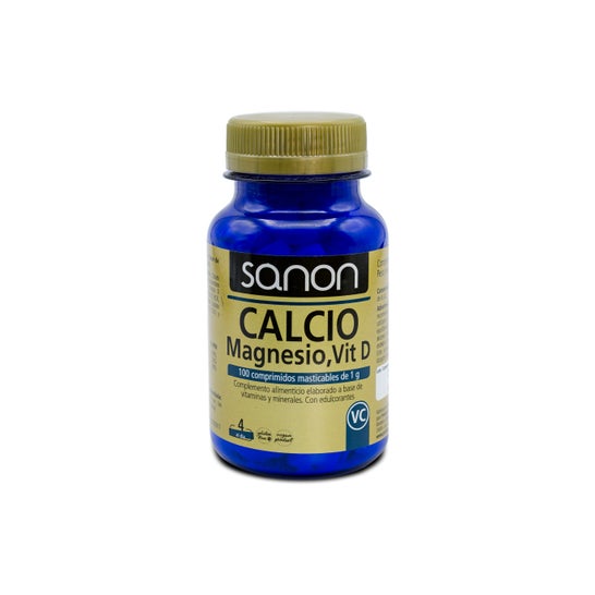 Sanon calcium + vitamin D3 100 tabs.