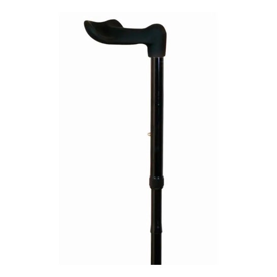 García 1880 Foldable Black Anatomical Crutch Left 1 pcs