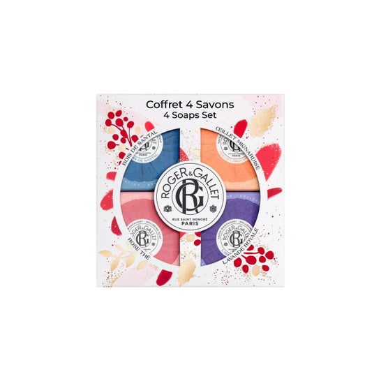 Roger & Gallet Set Sapone Lavanda + Garofano + Sandalo + Rosa