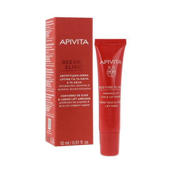 Apivita Wine Elixir contorno antiarrugas de ojos y labios 15ml