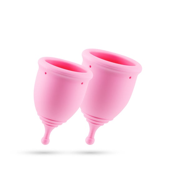 Crushious Set Copas Menstruales Minerva S+L con Bolsa 2 uds