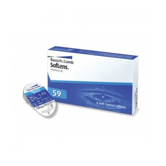 Bausch & Lomb SofLens 59 dioptere -2,75 radio 8,6 6uds