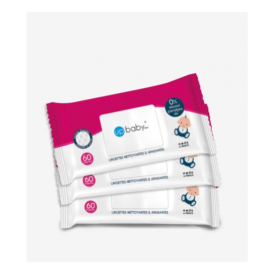Up Baby Paris Lingettes Nettoyantes Apaisante 60uds