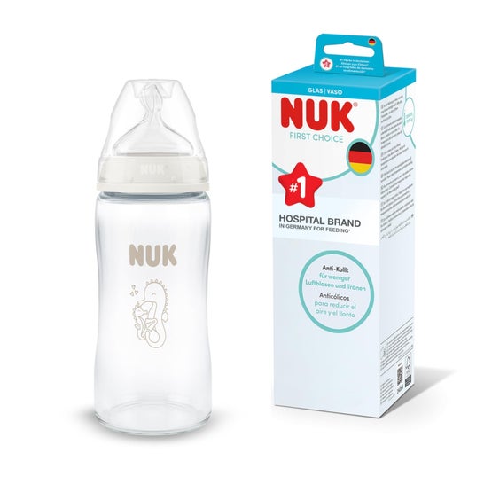 NUK First Choice Butelka Szklana Konik Morski 240 ml