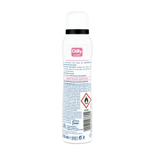Chilly Desodorante Spray Invisible 150ml